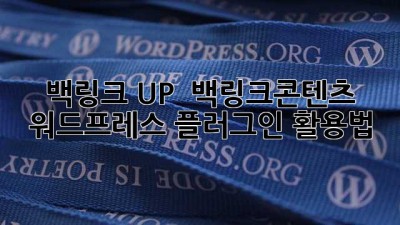 백링크 UP! 🚀 백링크콘텐츠 워드프레스 플러그인 활용법